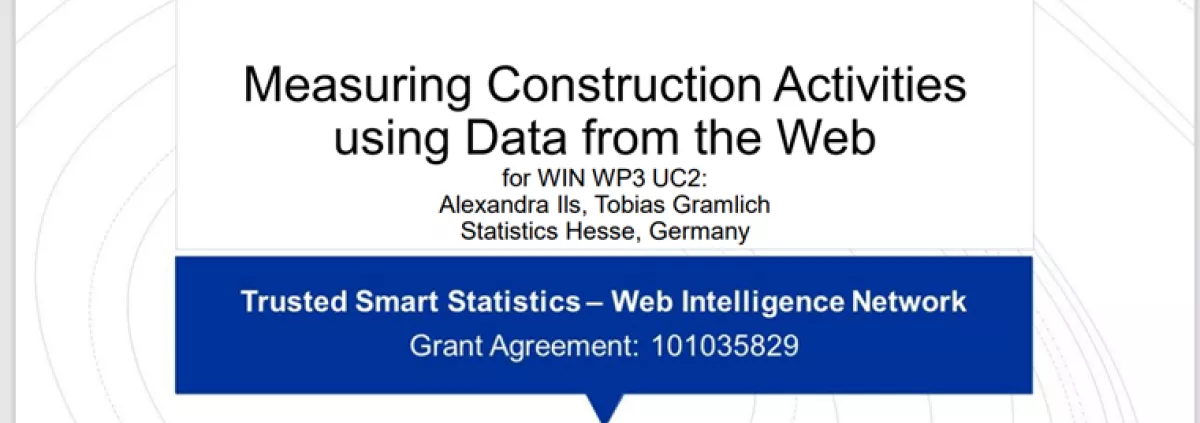 Image of the webinar's first slide, highlighting the title and speakers