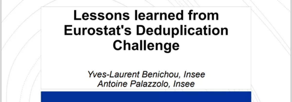 Image of the webinar's first slide, highlighting the title and speakers