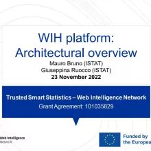 Image of the webinar's first slide, highlighting the title and speakers