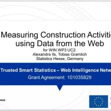 Image of the webinar's first slide, highlighting the title and speakers