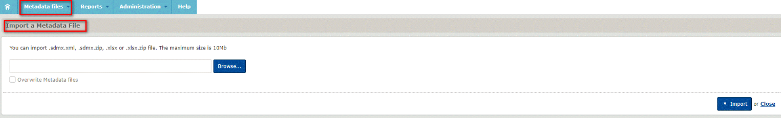 ESSMH import sub-tab image