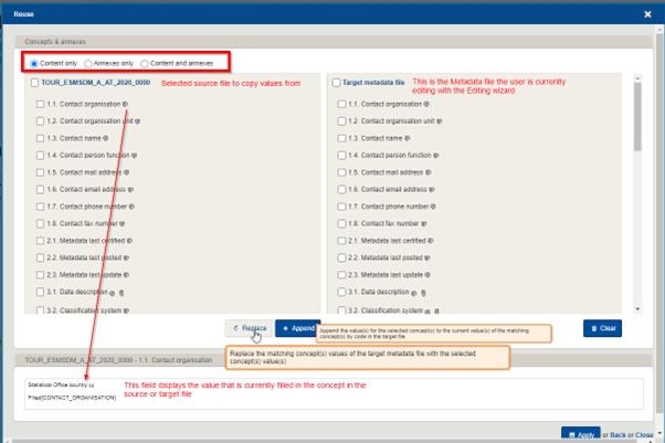 Reuse feature - step 2 - summary