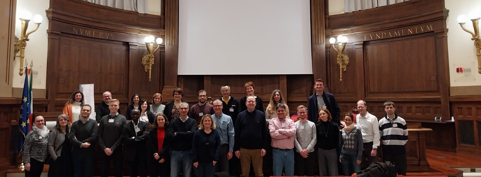 Consortium partners in Aula Magna