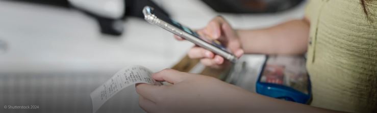 a photo - receipt scanning with a mobile phone